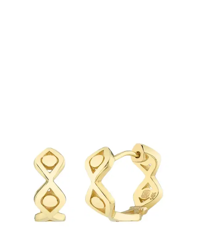 Sydney Evan 14k Evil Eye Huggie Hoop Earrings