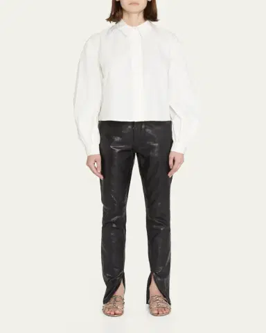 Valentino Garavani Rockstud Metallic City Flat Slide Sandals | Thumbnail 7 Valentino Garavani Rockstud Metallic City Flat Slide Sandals | Thumbnail 7
