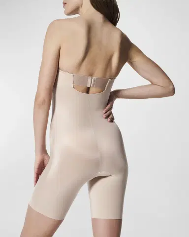 Spanx SPANXshape Suit Your Fancy Strapless Cupped Mid-Thigh Bodysuit | Thumbnail 3 Spanx SPANXshape Suit Your Fancy Strapless Cupped Mid-Thigh Bodysuit | Thumbnail 3