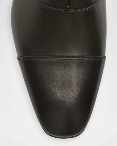 Christian Louboutin Greggo Men's Lace-Up Leather Dress Shoes | Thumbnail 11
