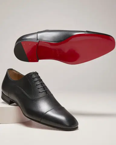 Christian Louboutin Greggo Men's Lace-Up Leather Dress Shoes | Thumbnail 9
