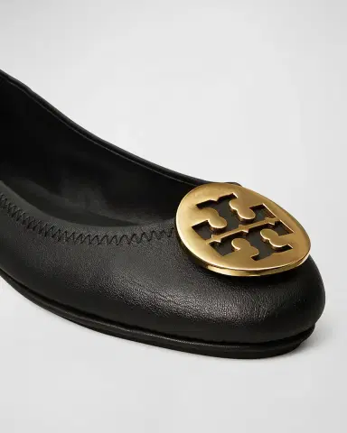 Tory Burch Minnie Travel Leather Ballet Flats | Thumbnail 3 Tory Burch Minnie Travel Leather Ballet Flats | Thumbnail 3