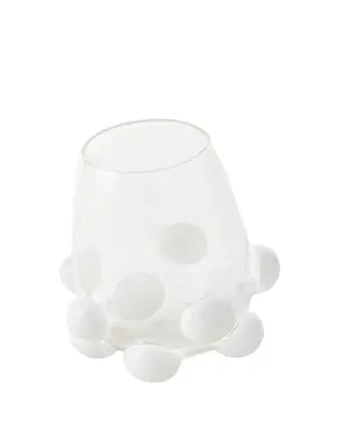 Massimo Lunardon Bubble Wine Glass, White | Thumbnail 1
