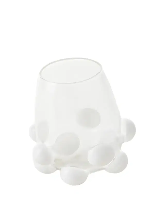 Massimo Lunardon Bubble Wine Glass, White