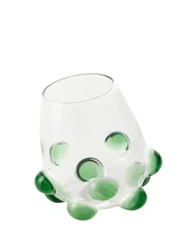 Massimo Lunardon Bubble Wine Glass, Green | Thumbnail 1