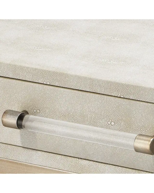 Kian Faux Shagreen Side Table