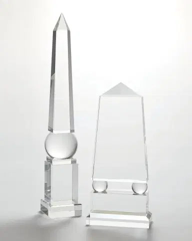 Global Views Wide Crystal Obelisk | Thumbnail 3