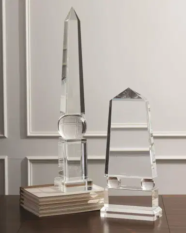 Global Views Wide Crystal Obelisk | Thumbnail 1