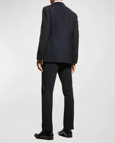 Ralph Lauren Purple Label Men's Barathea Solid Wool Tuxedo | Thumbnail 3