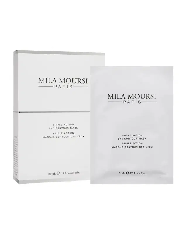 Mila Moursi Triple Action Eye Contour Mask, 5 pairs