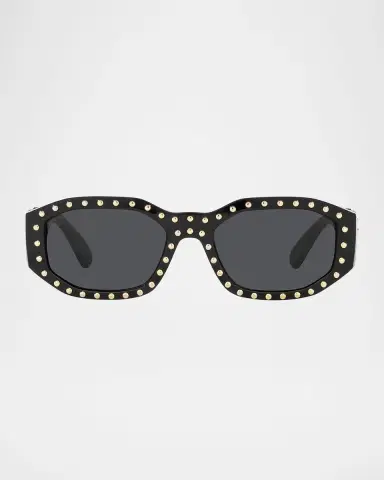 Versace Men's Geometric Propionate Sunglasses | Thumbnail 2 Versace Men's Geometric Propionate Sunglasses | Thumbnail 2