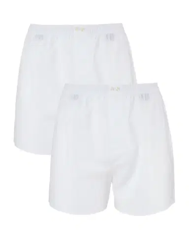 Neiman Marcus Men's 2-Pack Tagless Cotton Boxers | Thumbnail 1 Neiman Marcus Men's 2-Pack Tagless Cotton Boxers | Thumbnail 1