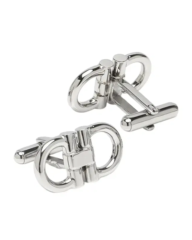 Men 's Stainless Steel Horsebit Cufflinks