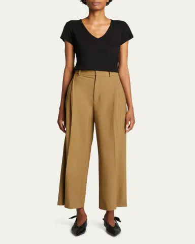 L'Agence Becca V-Neck Short-Sleeve Tee | Thumbnail 2 L'Agence Becca V-Neck Short-Sleeve Tee | Thumbnail 2