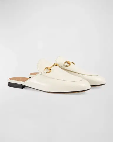Gucci Princetown Leather Mules | Thumbnail 2