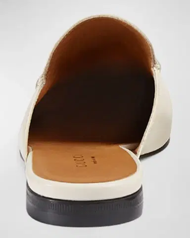Gucci Princetown Leather Mules | Thumbnail 3