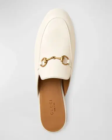 Gucci Princetown Leather Mules | Thumbnail 4