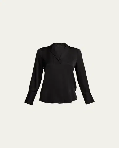 Kobi Halperin Rebekah Long-Sleeve Silk Blouse | Thumbnail 3