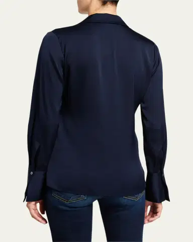 Kobi Halperin Rebekah Long-Sleeve Silk Blouse | Thumbnail 8