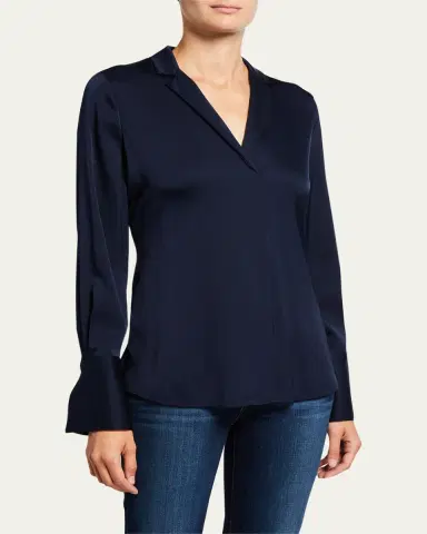 Kobi Halperin Rebekah Long-Sleeve Silk Blouse | Thumbnail 9
