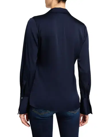 Kobi Halperin Rebekah Long-Sleeve Silk Blouse | Thumbnail 1