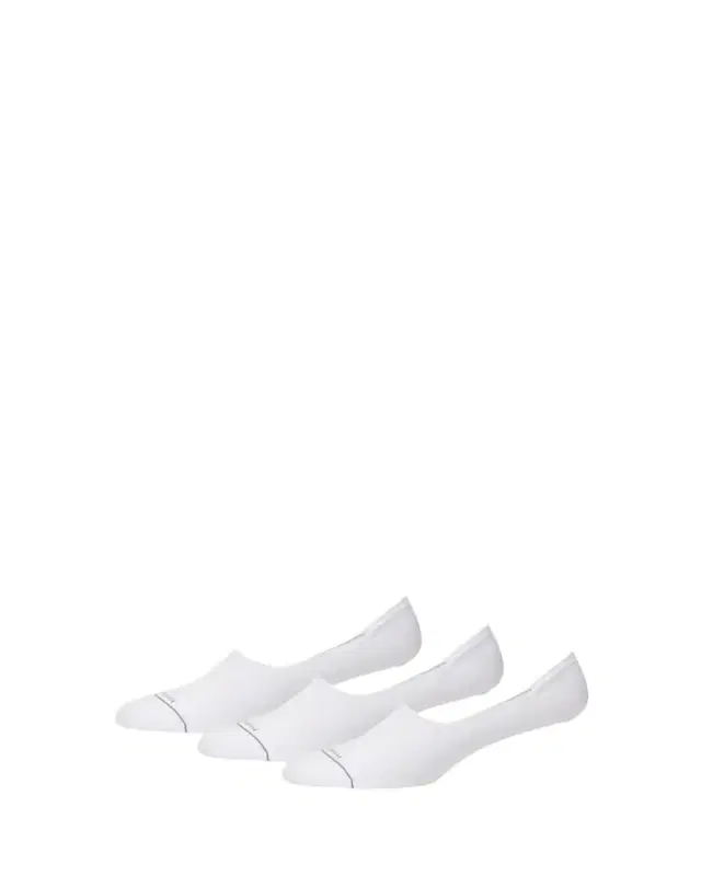 Marcoliani Men's Invisible Touch 3-Pack No-Show Cotton Socks