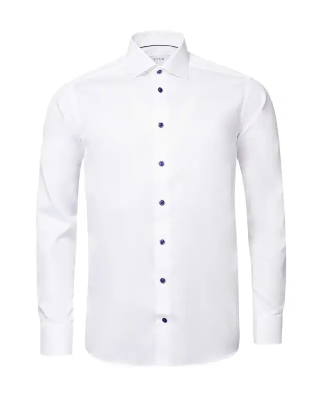 Men 's Slim Fit Twill Dress Shirt