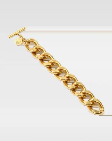 Ben-Amun Chain-Link Bracelet, Golden | Thumbnail 2 Ben-Amun Chain-Link Bracelet, Golden | Thumbnail 2