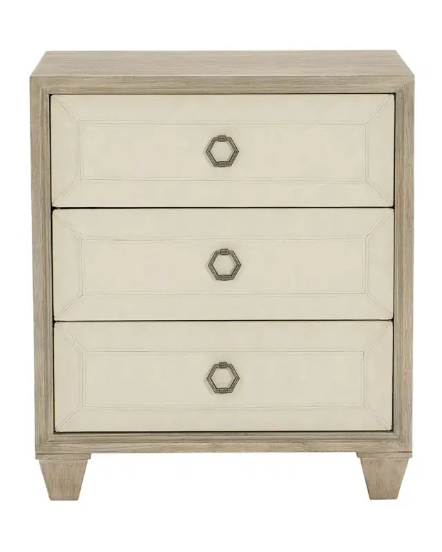 Santa Barbara Fabric-Trim Small Night Stand