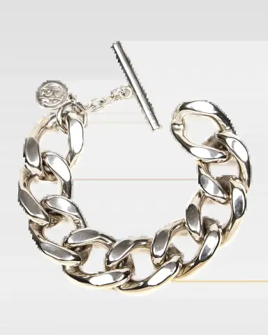 Ben-Amun Chain-Link Bracelet, Silvertone | Thumbnail 2
