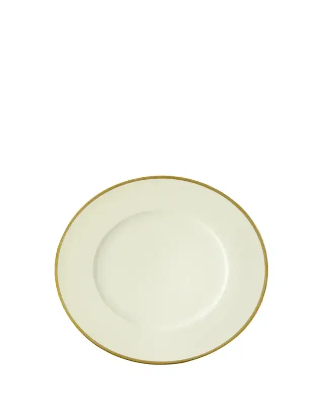 Porcelain and 24k Gold Charger