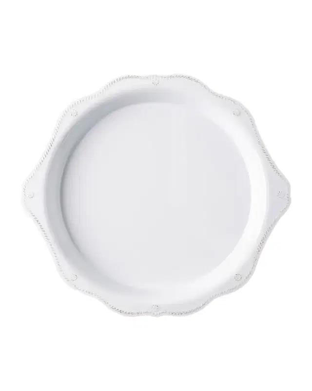 Juliska Berry & Thread Melamine 17" Round Platter - Whitewash