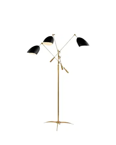 Visual Comfort Signature Sommerard Triple Arm Floor Lamp By AERIN | Thumbnail 1