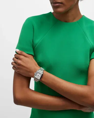 Michele Deco Madison Diamond-Dial Watch | Thumbnail 4