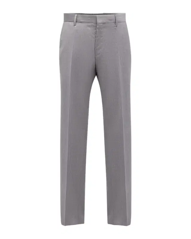BOSS Men 's Genesis Slim-Fit Wool Trousers, Light Gray