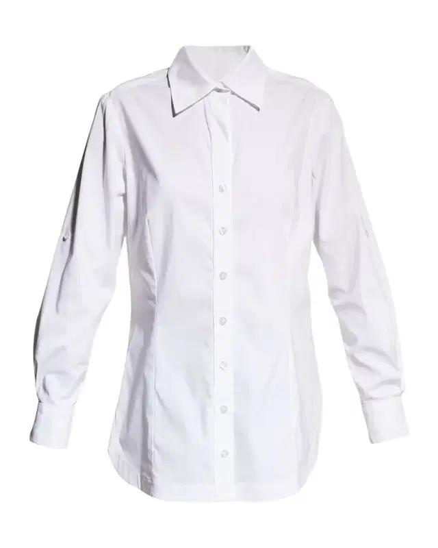 Joey Button-Down Long-Sleeve Roll-Tab Shirt