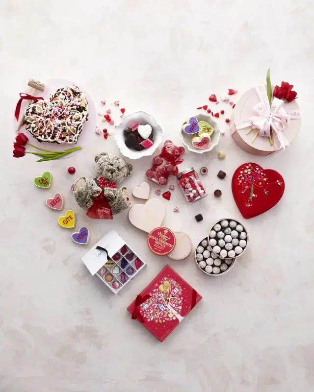 Conversation Hearts Shortbread Cookies