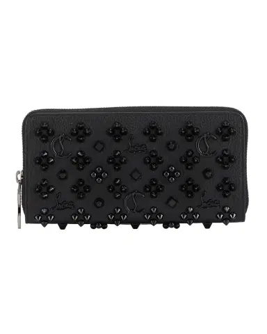 Christian Louboutin Panettone Wallet in Leather with Loubinthesky Spikes | Thumbnail 1