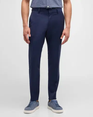 BOSS Men's Genesis Slim-Fit Wool Trousers | Thumbnail 4