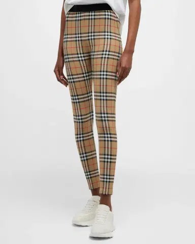 Burberry Belvoir Vintage-Check Leggings | Thumbnail 4 Burberry Belvoir Vintage-Check Leggings | Thumbnail 4