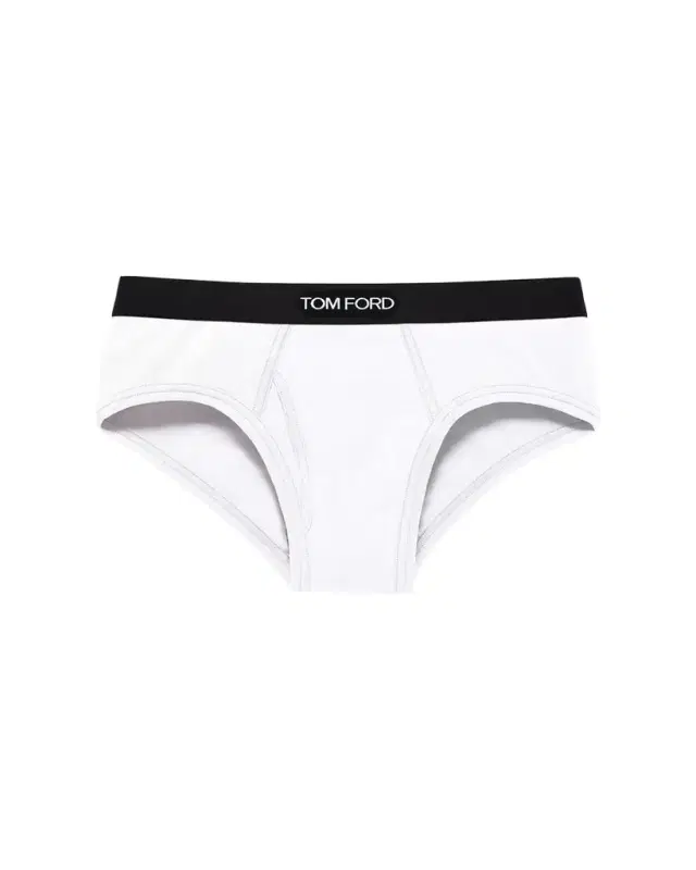TOM FORD Men's Jacquard Logo Cotton Briefs