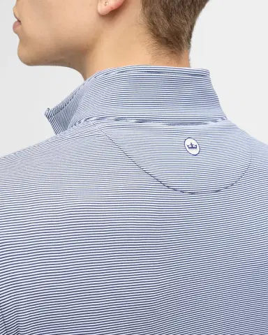 Peter Millar Men's Perth Micro-Stripe Half-Zip Sweater | Thumbnail 6