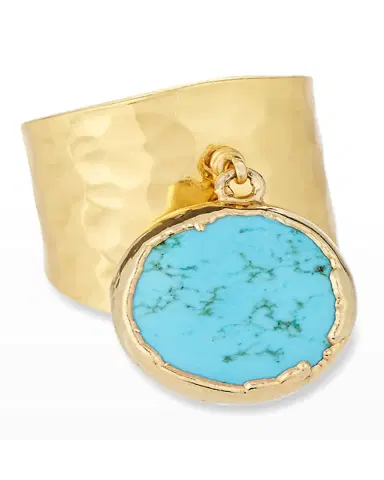 NEST Jewelry Turquoise Charm Ring | Thumbnail 3