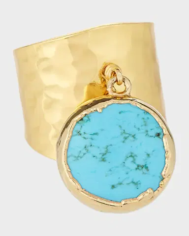 NEST Jewelry Turquoise Charm Ring | Thumbnail 5