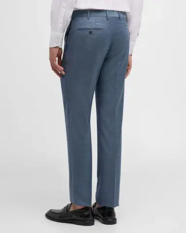 Zanella Men's Parker Classic Flat-Front Trousers | Thumbnail 2 Zanella Men's Parker Classic Flat-Front Trousers | Thumbnail 2