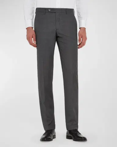Zanella Men's Parker Classic Flat-Front Trousers | Thumbnail 15 Zanella Men's Parker Classic Flat-Front Trousers | Thumbnail 15