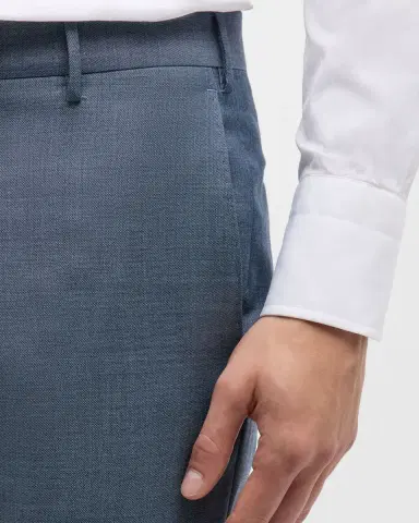 Zanella Men's Parker Classic Flat-Front Trousers | Thumbnail 6 Zanella Men's Parker Classic Flat-Front Trousers | Thumbnail 6