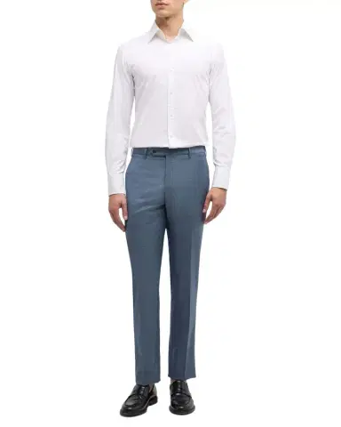 Zanella Men's Parker Classic Flat-Front Trousers | Thumbnail 1 Zanella Men's Parker Classic Flat-Front Trousers | Thumbnail 1