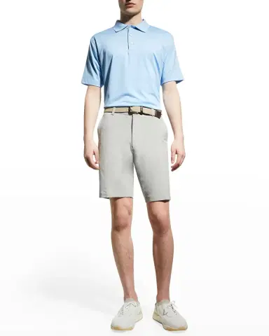 Peter Millar Men's Stretch-Jersey Polo Shirt | Thumbnail 2