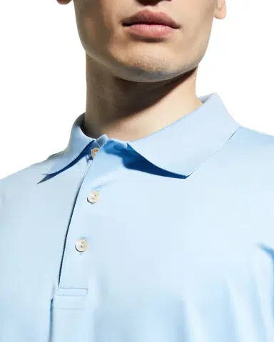 Peter Millar Men's Stretch-Jersey Polo Shirt | Thumbnail 5
